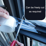 15M Long Window Frame Gap Tape - 5Cm Wide Plastic Steel-1915197955984461827