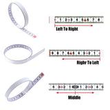 Self-Adhesive Steel Ruler With 3M Tape Measure - Sticky Scale-1915198000322449412