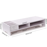 Versatile Desktop Monitor Stand - Sturdy Wood Riser For Laptop Notebook Tv-1915197919238164483
