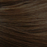 40Cm Short Hair Wig With Bangs For Round Face - Chocolate-1915198325280346116