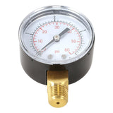 Shockproof Hydraulic Pressure Gauge For Pool Filters - Stainless Steel-1915198065640345605