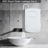 Home Security Flood Alert Sensor - 130Db Water Leakage Detector-1915198067229986819