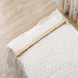 White Lace Piano Dust Cover - Embroidered Full Size Double Seats 153X33X120-1915196645142827012
