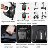 Universal Waterproof Front Bag For Scooters And Bicycles - Reflective Warning-1915197194718285831