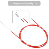 2-Pack Rear Disc Brake Cable For Xiaomi Mijia M365 Electric Scooter - Red-1915196852270141443