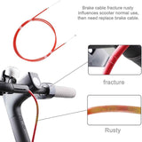 2-Pack Rear Disc Brake Cable For Xiaomi Mijia M365 Electric Scooter - Red-1915196852270141446