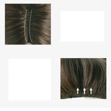 Silk Mist Blue Curly Wig For Girls - High Temp Long-1915198355877793796