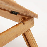 Foldable Laptop Desk For Bed - Lazy Computer Table With Card Slot-1915198266421678086