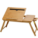 Adjustable Folding Laptop Desk For Bed With Card Slot And Lazy Computer Design-1915197953941835784