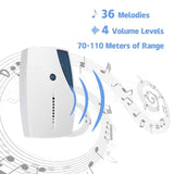 Wireless Waterproof Doorbell With 36 Chimes - Remote Control-1915197469176762369