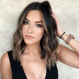 Synthetic Mid-Length Wig In Po Colour-1915198316870766593