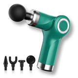 Electric Shock Muscle Massage Gun - Foldable Green Pocket-1915197794948354056