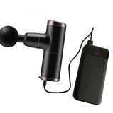 Electric Shock Muscle Massage Gun - Minia Black Fascia Pocket-1915197613154635776