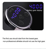 20-Speed Electric Shock Muscle Massage Gun With Lcd - Gray-1915197700681371650