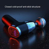 20-Speed Electric Shock Muscle Massage Gun With Lcd - Gray-1915197700681371651