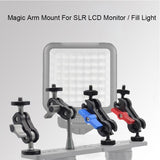 Yj Magic Arm Bracket Mount With 1 / 4 Inch Ball Head - Gun Gray-1915198272901877762