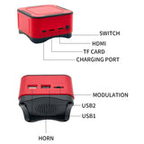 Mini Cube Arcade Console With 2.4G Controllers - 64G Tf Card Support-1915197261776818179