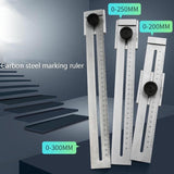 Portable Woodworking Scribing Ruler - 0-200Mm-1915198284851449857