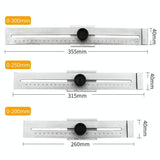 Portable Woodworking Scribing Ruler - 0-200Mm-1915198284851449858