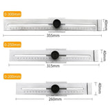 Portable Woodworking Scribing Ruler - 0-250Mm-1915198108346748930