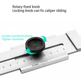 Portable Woodworking Scribing Ruler - 0-250Mm-1915198108346748933