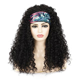 Floral Design Volume Hairband Wig In 1B C Colour-1915197842021027840