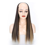 U-Shaped Long Straight Half Wig - Headgear In 4H27 Colour-1915197459521474564