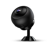 Small Wireless Security Camera With Night Vision - 1080P 5Ghz Remote - Matte Black-1915196685970182144