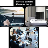 Small Wireless Security Camera With Night Vision - 1080P 5Ghz Remote - Matte Black-1915196685970182151