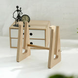 Bamboo Wood Desktop Storage Rack For Computers And Tablets-1915198316099014659