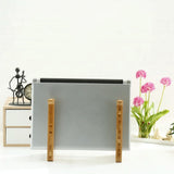 Bamboo Wood Desktop Storage Rack For Computers And Tablets-1915197981548744709