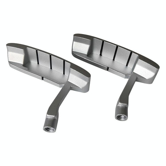 Kids Golf Putter Head - Single-Sided Zinc Alloy Practice Putter - Silver-1915196966845943809