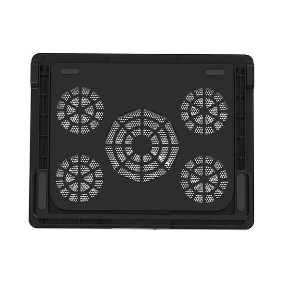 5-Fan Laptop Cooler With Adjustable Speed-1915196871383584769