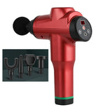 Portable Fascia Massage Gun For Muscle Relaxation - 12 Gears Red-1915196531670126592