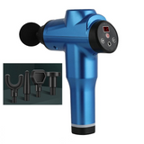 Portable Fascia Massage Gun For Muscle Relaxation - 12 Gears Blue-1915196531837898758