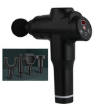 Portable Fascia Massage Gun For Muscle Relaxation - 12 Gears Black-1915196532290883584