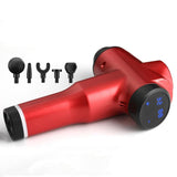 Portable Fascia Massage Gun For Muscle Relaxation - 32 Gears Red-1915196532437684224