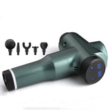 Portable Fascia Massage Gun For Muscle Relaxation - 32 Gears Green-1915196529702998022