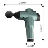 Portable Fascia Massage Gun For Muscle Relaxation - 32 Gears Black-1915196530818682881