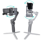 Aluminum Mount Plate Adapter For Dji Action / Gopro Hero9 / 8 Mobile 3 / Om4 Gimbal-1915198397552398339