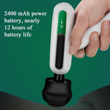 12-Speed Rechargeable Mini Massage Gun With Lcd Touch Screen-1915197062287331332
