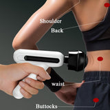 12-Speed Rechargeable Mini Massage Gun With Lcd Touch Screen-1915197062287331333