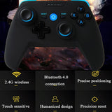 Wireless Game Controller For Android / Ios / Pc / Ps3 With Bluetooth & 2.4Ghz Includes Handle Bracket And Receiver - Blue-1915197459227873282