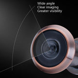 2-Pack Wide-Angle Security Door Viewer - 200 Degree Hd Glass Lens Anti-Tiny Silver-1915197448289128451
