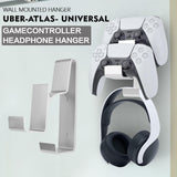 Wall Mounted Hanger For Ps5 / Ps4 - Gamepad & Headphone Combo-1915197604250128386