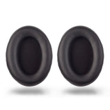 2 Pieces Headset Sponge Covers For Sony Wh-1000Xm2 / Xm3 / Xm4 - Black Protein With Card Buckle-1915198255315161088