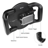 Underwater Dome Port For Dji Action Camera With Handle Trigger-1915197546792357891