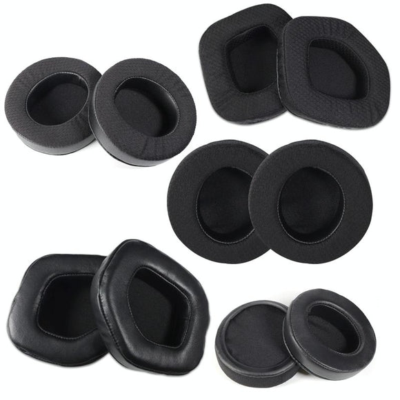Pair Of Black Lambskin Headset Covers For Alienware Aw988-1915197639956238337