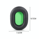 2-Pack Razer V2 Headset Sponge Covers - Black With Green Net-1915198273518440450