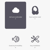 2-Pack Protective Headset Covers For Logitech A50 - Leather Earmuffs-1915197442320633859